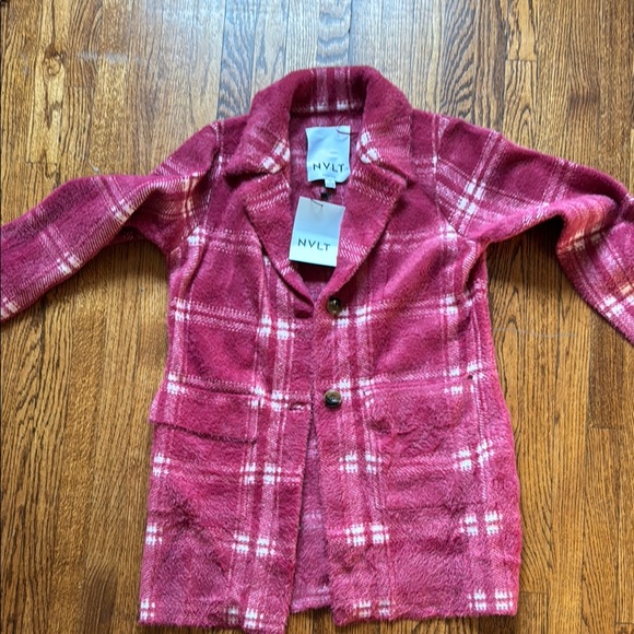 NWT NVLT Eyelash Cardigan Coat - Picture 5 of 7